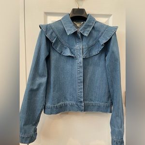Vero Moda Ruffle Denim Jacket